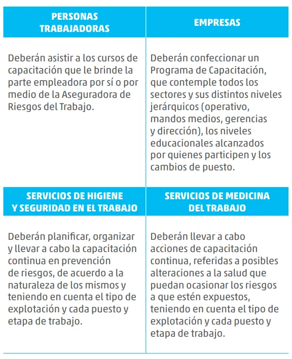 Detalle de una diapositiva con temas clave de la Ficha Técnica Minera.
