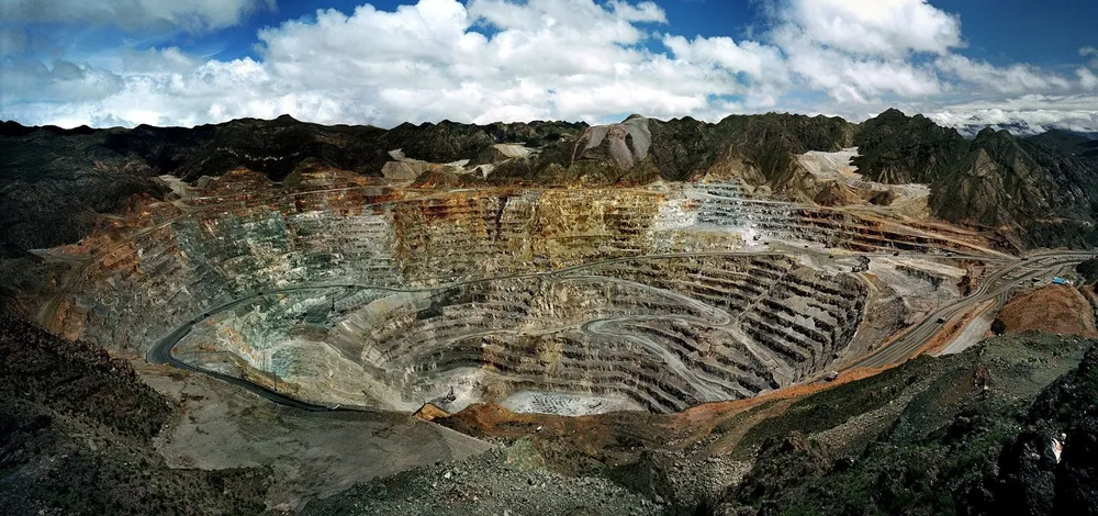 Imagen aérea de la mina Bajo de la Alumbrera en Catamarca, proyecto clave para Glencore reactiva Bajo Alumbrera.
