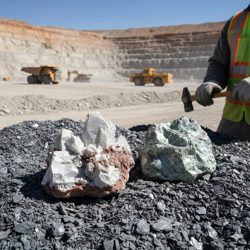 Minería de litio: Mineral crítico esencial para la fabricación de baterías ESS.