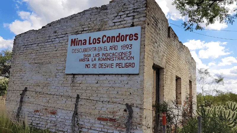 Mina de tungsteno Los Cóndores, en San Luis.