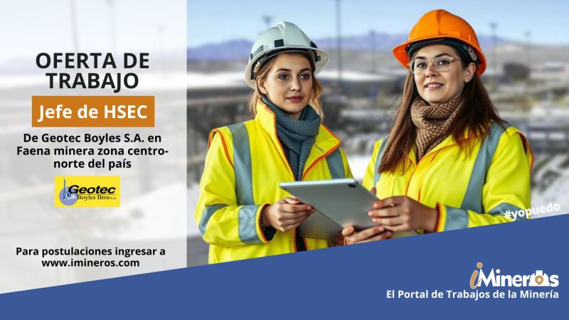 Acero y Roca | Magazine Minero - OFERTAS LABORALES 2026 PRIMERA QUINCENA