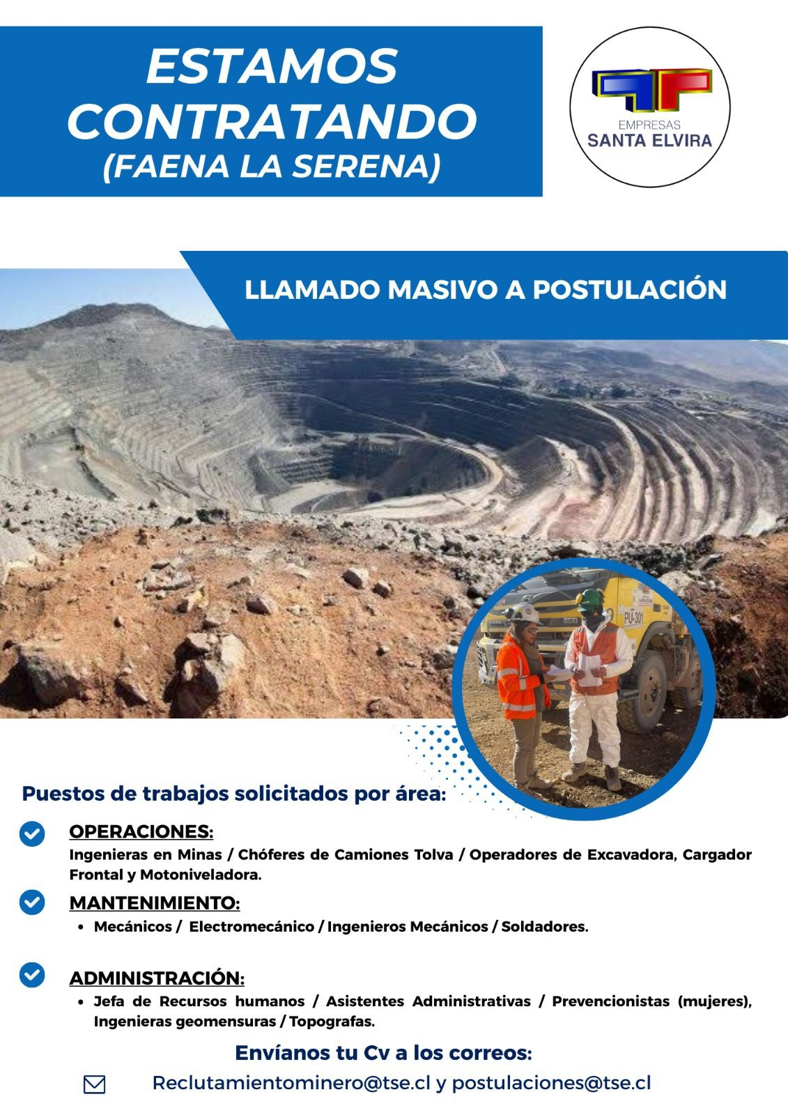 Acero y Roca | Magazine Minero - OFERTAS LABORALES 2026 PRIMERA QUINCENA