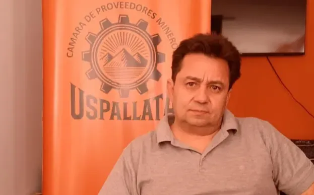 Edgardo Vera presidente Cámara Proveedores Mineros Uspallata Mendoza.