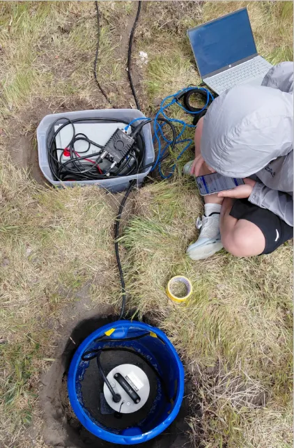 Los sensores deben permanecer bajo tierra hasta 24 meses para captar eventos sísmicos de alta resolución.