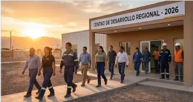 Personas saliendo de un banco, que representa el crecimiento y la escalabilidad de soluciones financieras. Imagen ilustrativa de ACERO Y ROCA