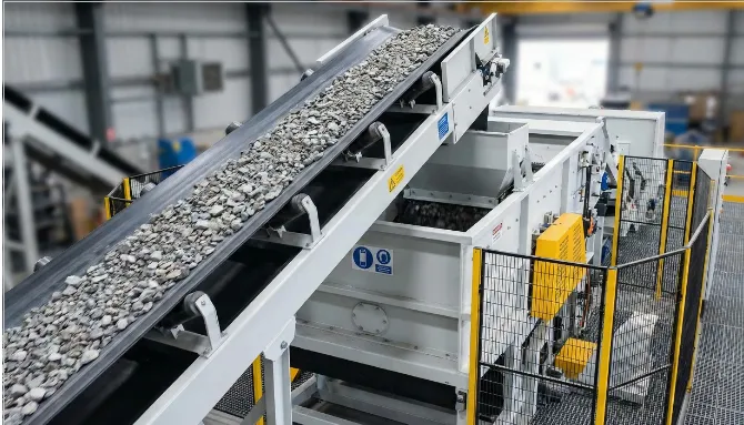 Reactivación minera en Patagonia: Una moderna planta de procesamiento de mineral de escala media. Imagen ilustrativa de ACERO Y ROCA.