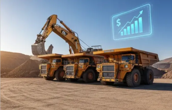 Maquinaria de última generación para minería de gran escala. Imagen ilustrativa de ACERO Y ROCA