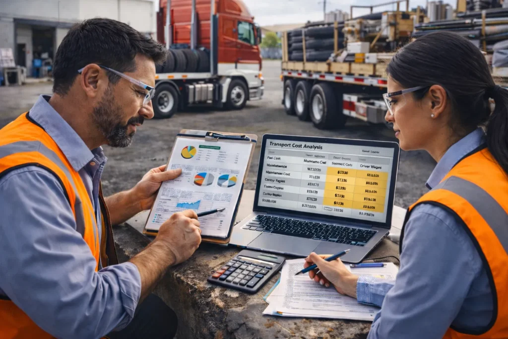 Contadores especializados en gestión de costos para empresas mineras. Imagen ilustrativa de Acero y Roca.