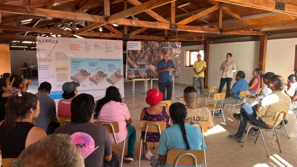 Reuniones de Barrick con sectores sociales.