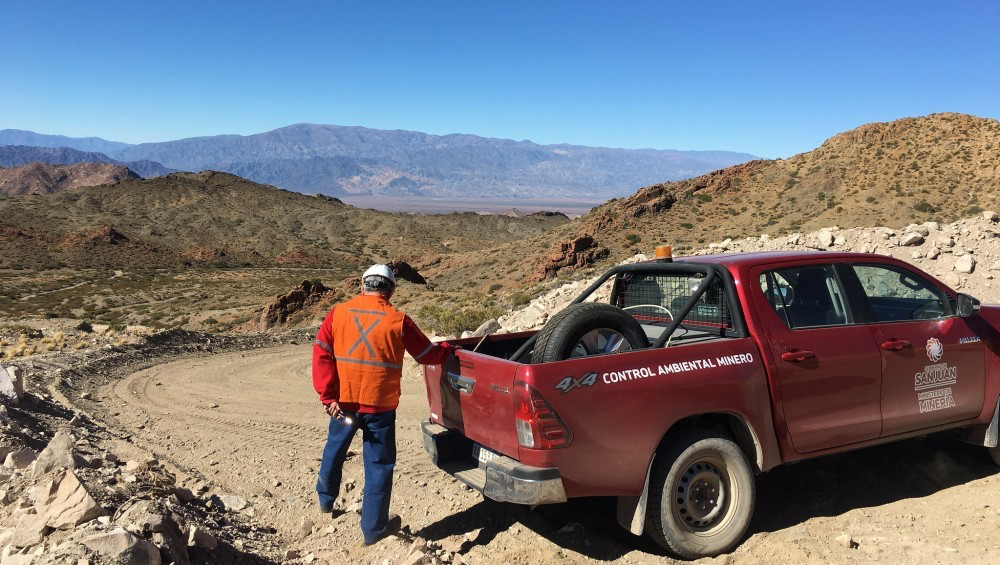 Inspección minera El Pachón San Juan Glencore.