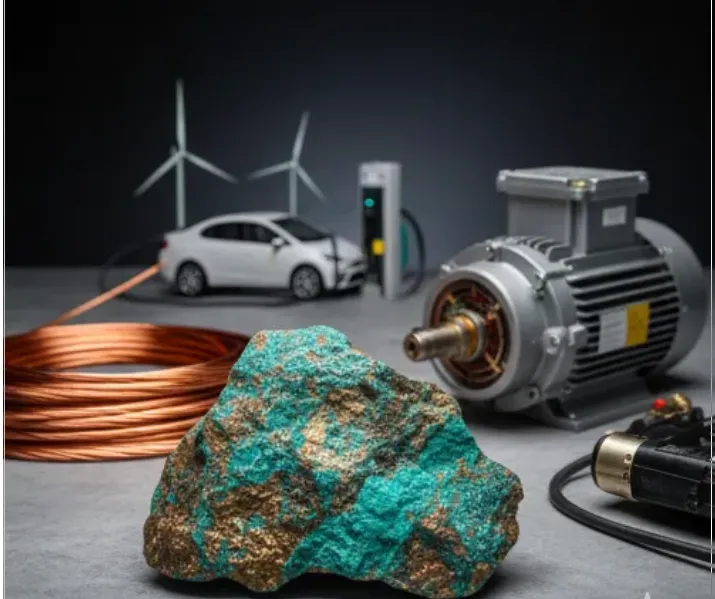 Cobre recurso estratégico transición energética minería en Mendoza proveedores. Imagen ilustrativa de ACERO Y ROCA