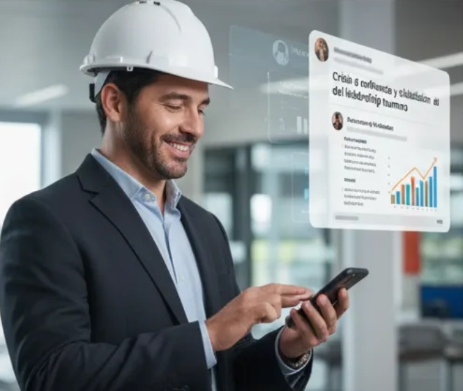 Uso de plataformas profesionales para contrarrestar la desinformación y fortalecer la validación institucional. Imagen ilustrativa de ACERO Y ROCA