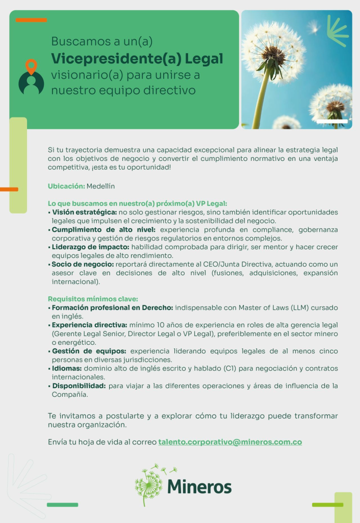 Acero y Roca | Magazine Minero - OFERTAS LABORALES 2026 PRIMERA QUINCENA