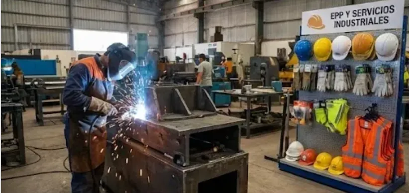 Sector metalmecánico logística y seguridad industrial minería. Imagen ilustrativa de ACERO Y ROCA