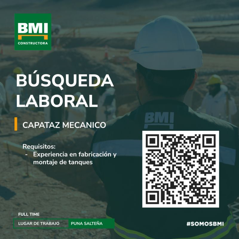 Acero y Roca | Magazine Minero - OFERTAS LABORALES PRIMERA QUINCENA DE FEBRERO 2026