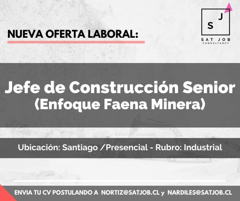 Acero y Roca | Magazine Minero - OFERTAS LABORALES PRIMERA QUINCENA DE FEBRERO 2026