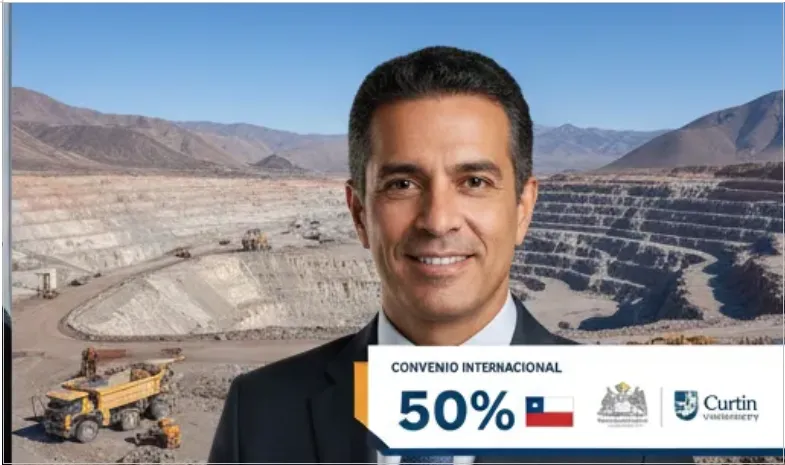 Imagen ilustrativa de la alianza entre la Universidad de Chile y la Western Australian School of Mines. Imagen de ACERO Y ROCA