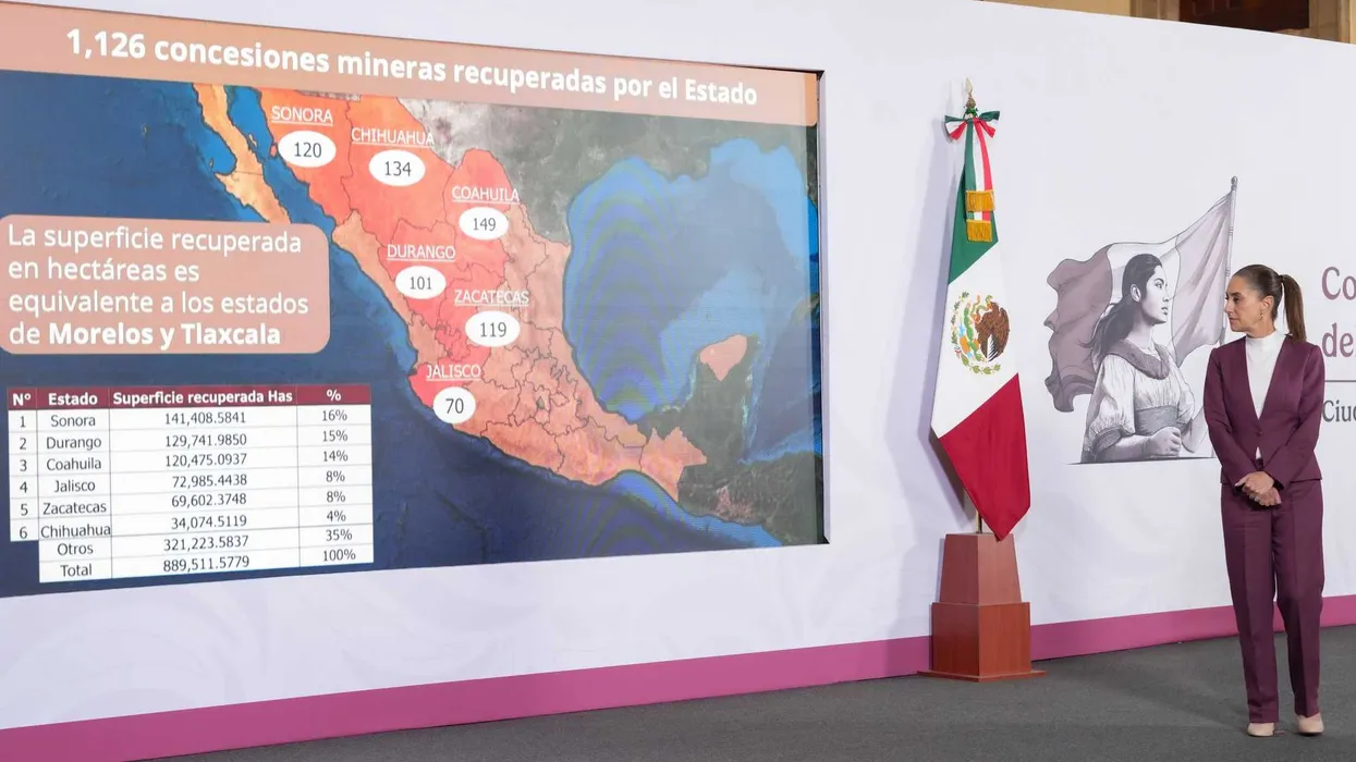 concesiones mineras recuperadas en Mexico