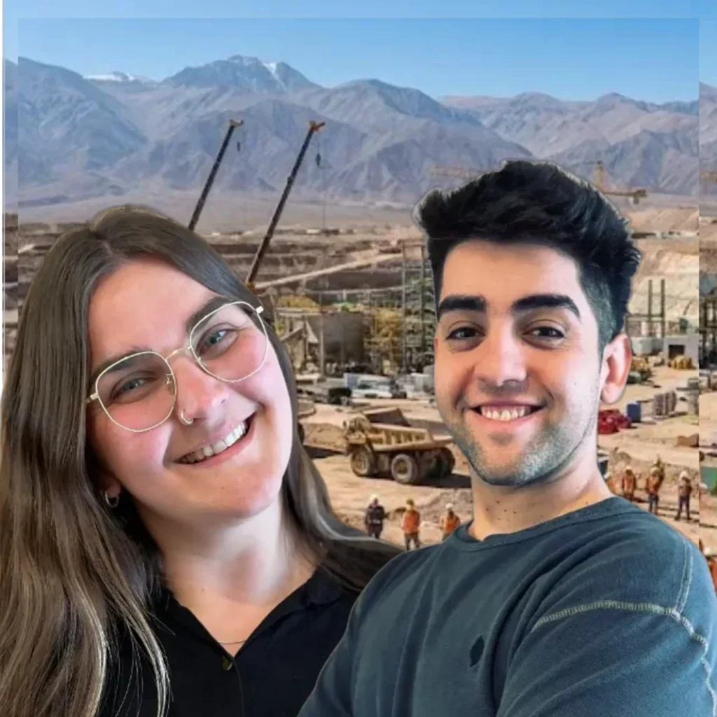 Tomás Moreno y Macarena Moyano, consultores de recursos humanos en San Juan. Imagen de Acero y Roca