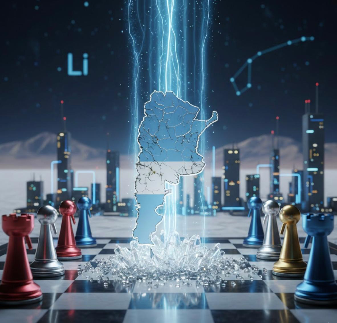 imagen Acero y Roca Argentina en el tablero mundial del litio. Imagen de Acero y Roca