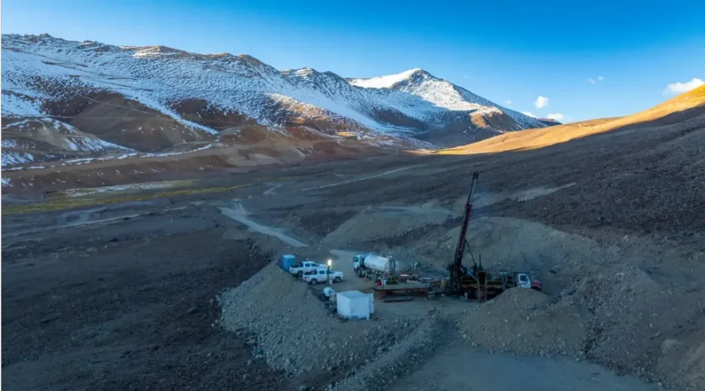 Maquinaria de HG Perforaciones, proveedor de proveedores mineros San Juan.