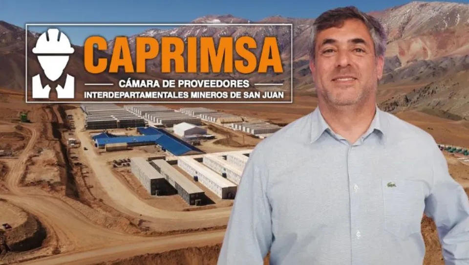 Fernando Godoy presidente de CAPRIMSA proveedores mineros San Juan.