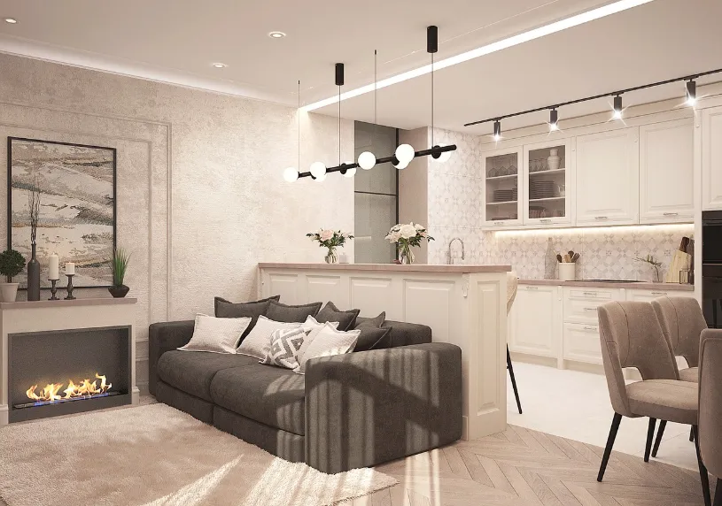 Fachada de edificio de departamentos modernos en el Gran San Juan.