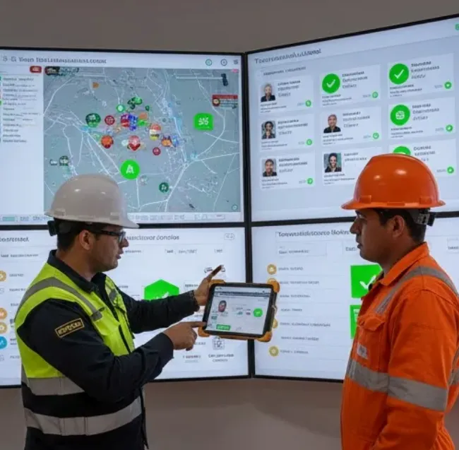 Imagen de ACERO Y ROCA Integración de datos de seguridad y trazabilidad laboral minera. Imagen ilustrativa de Acero y Roca.