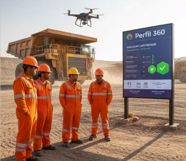 imagen Acero y Roca Dashboard de trazabilidad laboral y gestión de riesgos mineros. Imagen ilustrativa de Acero y Roca.