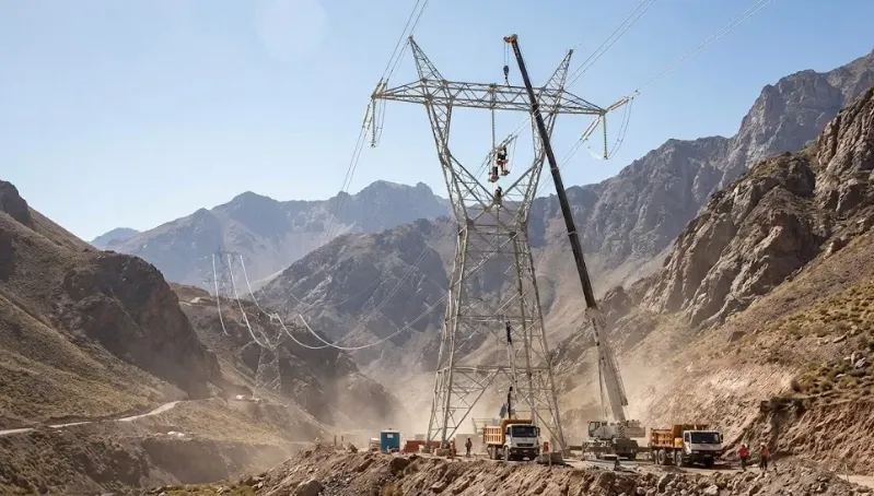 Imagen de Acero y Roca. Obras de infraestructura energética y rutas de acceso a zonas mineras. Imagen ilustrativa de Acero y Roca.