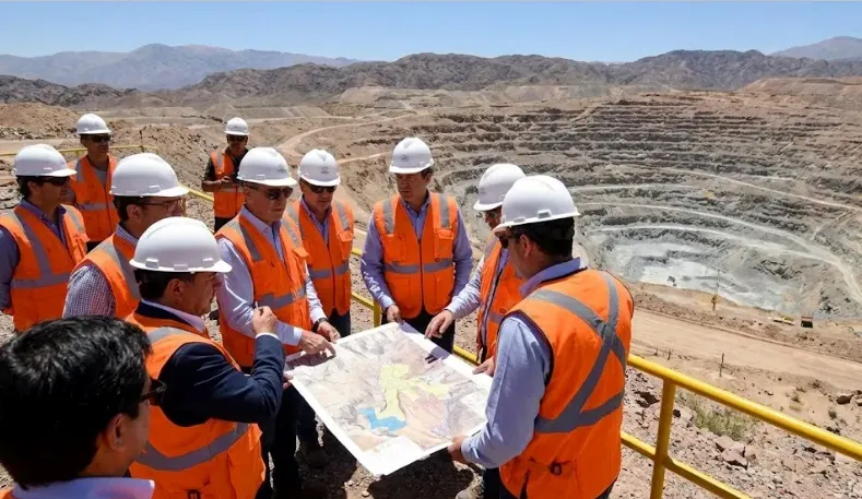 Relevamiento en terreno de las capacidades productivas del ecosistema de proveedores locales. Imagen ilustrativa de Acero y Roca.