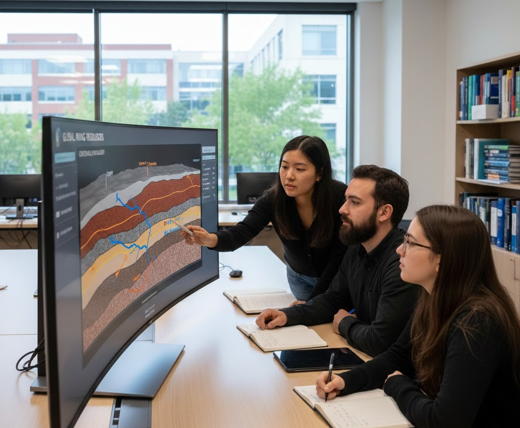 Profesionales en capacitación corporativa con herramientas de gamificación y tecnología.