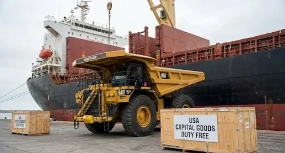 Imagen de Acero y Roca Importación de retroexcavadoras y camiones mineros estadounidenses para proyectos en Argentina. Imagen ilustrativa de Acero y Roca.