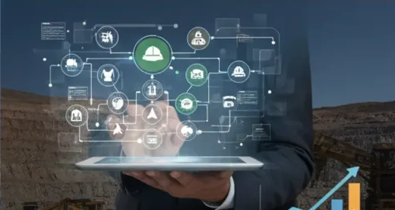Imagen de ACERO Y ROCA Ejecutivos mineros evaluando proyectos bajo criterios de sostenibilidad y riesgo. Imagen ilustrativa de ACERO Y ROCA
