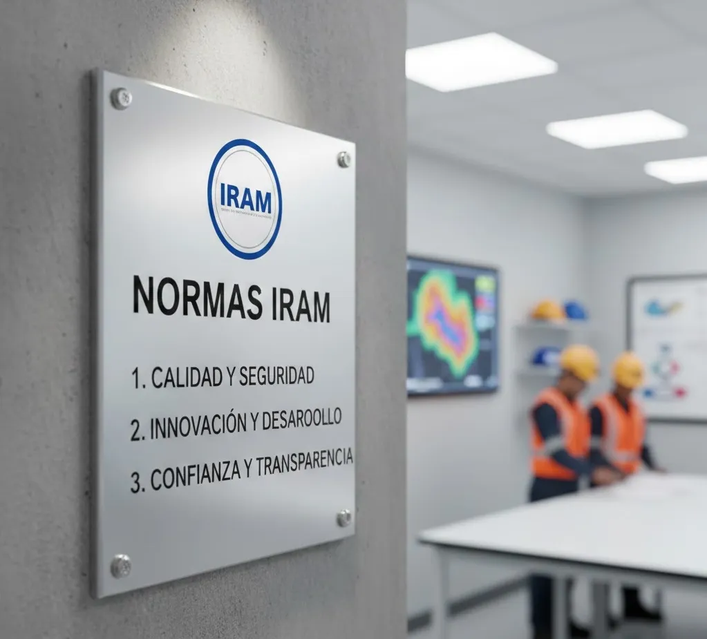 imagen de Acero y Roca Participar en la elaboración de esta norma IRAM norma permite contribuir directamente a la protección de la vida de los trabajadores. Imagen de Acero y Roca.
