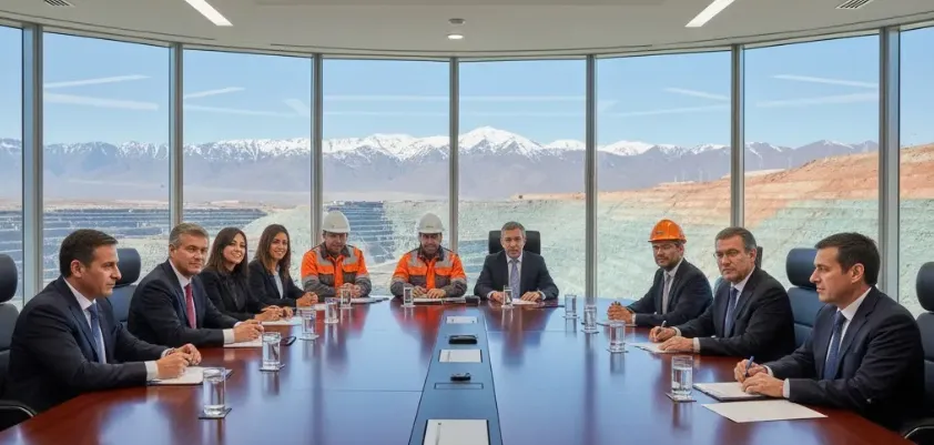 Gobernanza y acuerdos institucionales del plan climático minería Chile. Imagen ilustrativa de Acero y Roca.