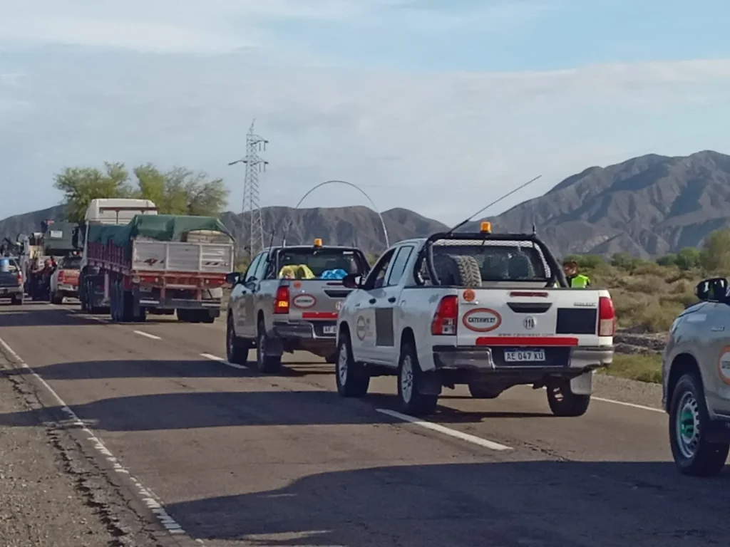 corte de ruta Jáchal desocupados mineros reclamo trabajo local 2024