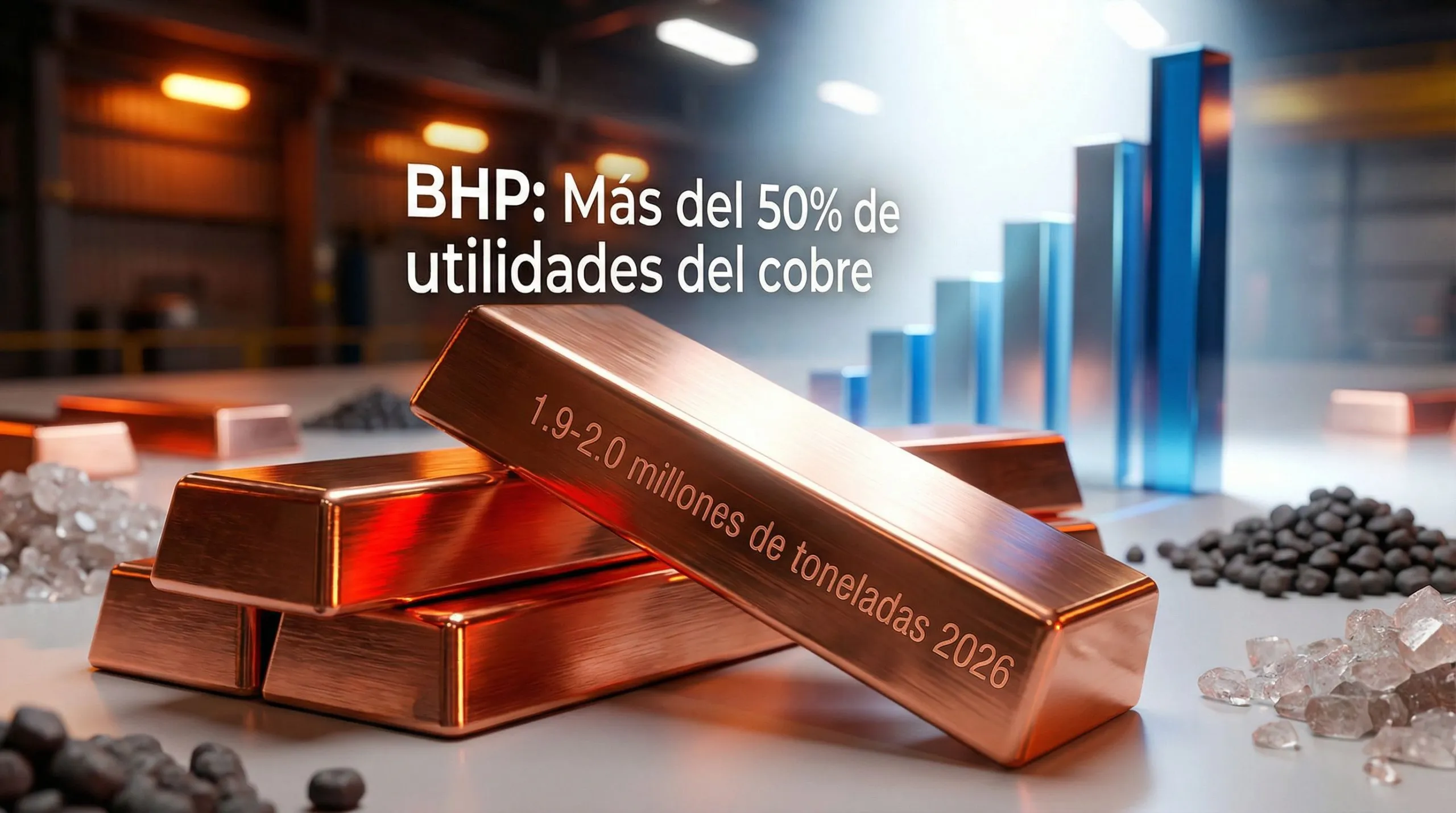 BHP y su apuesta por el cobre y al potasa. Imagen Discovery Alert.