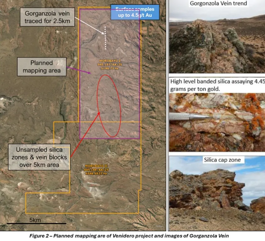 Mapa geológico del Zanjón.
