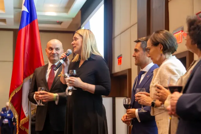 Karolina Guay embajadora de Canadá en Chile en PDAC 2026.