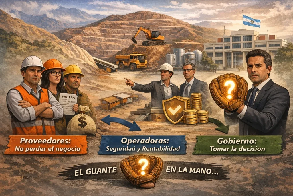 Contenido Original de ACERO Y ROCA - Prohibida su reproducción Proveedores, operadoras y gobierno: los intereses en disputa por el negocio de la minería en Iglesia. Imagen ilustrativa de ACERO Y ROCA