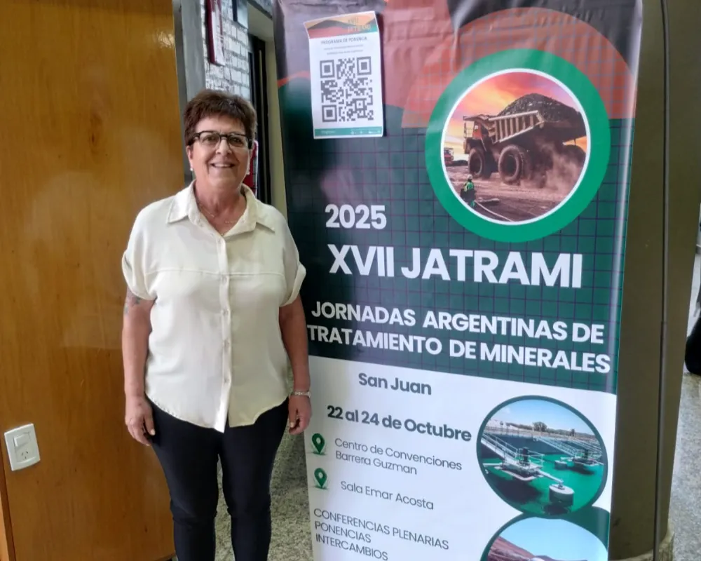 Lic. María Inés Castro, experta en geofísica aplicada a la minería y docente de la UNSJ.