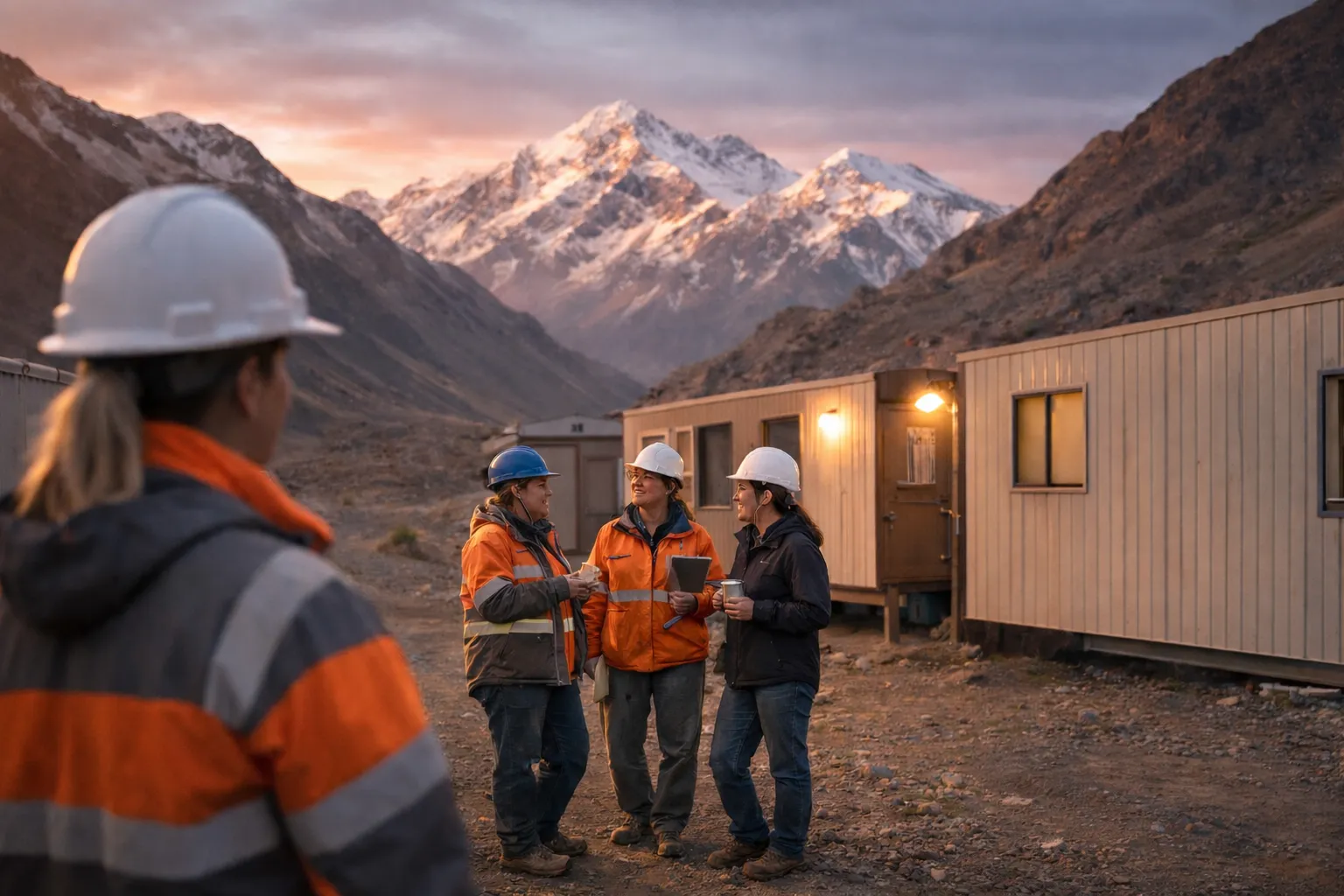 Contenido Original de ACERO Y ROCA - Prohibida su reproducción La llegada al campamento representa un verdadero choque cultural. Imagen ilustrativa de Acero y Roca.