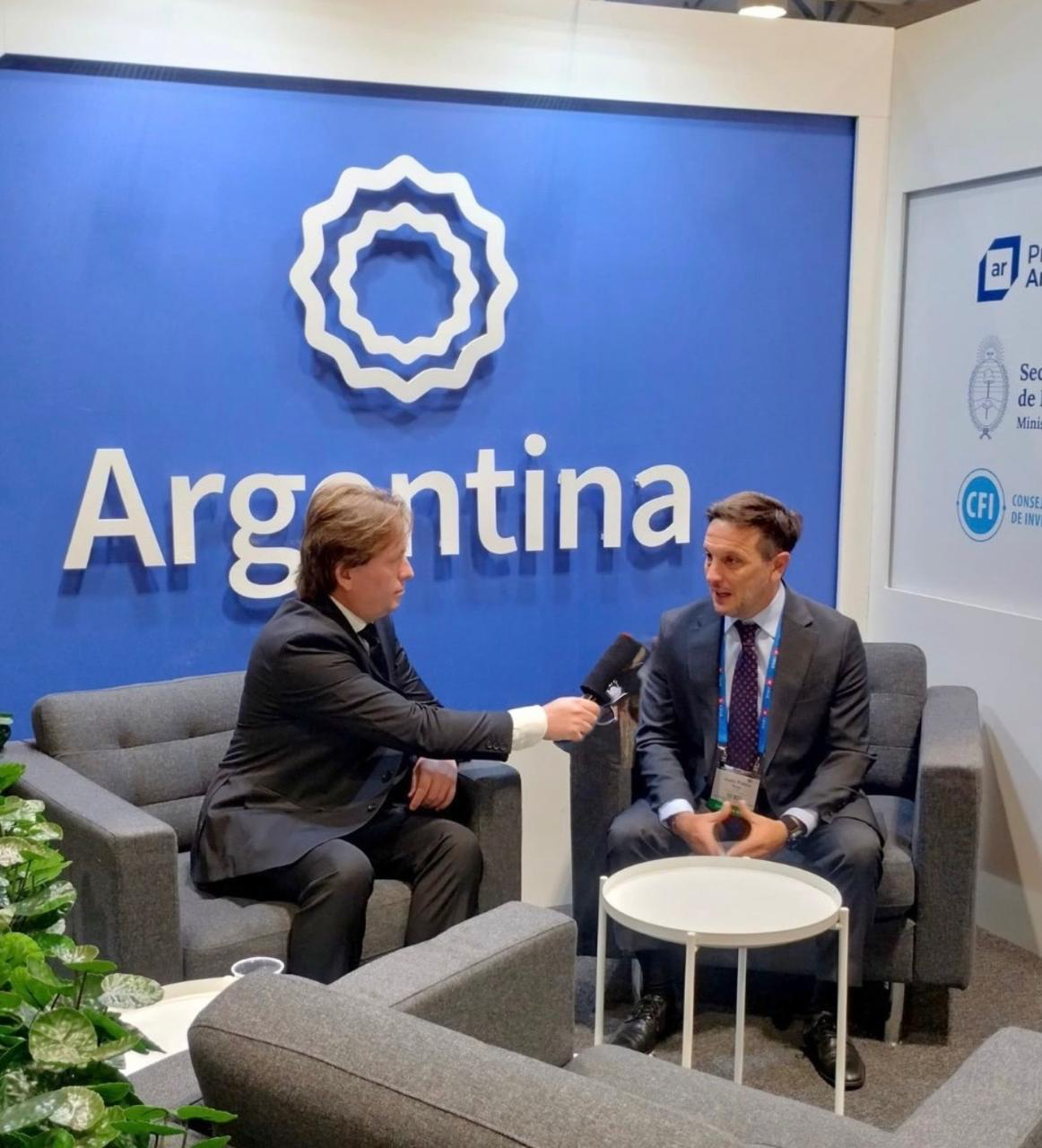 Juan Pablo Delgado ministro de minería de San Juan