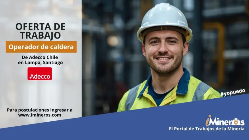 flyer de ofertas laborales en minería