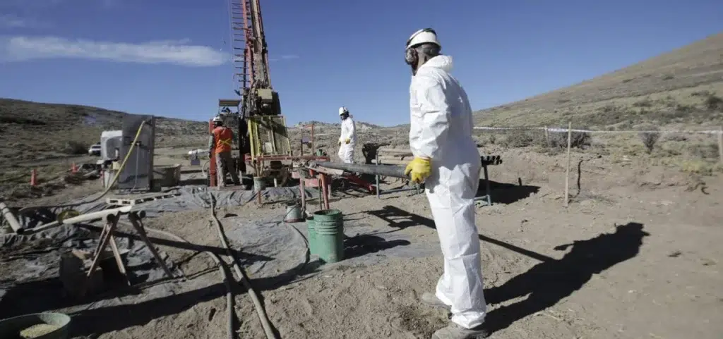 Pozo de perforación en Salta