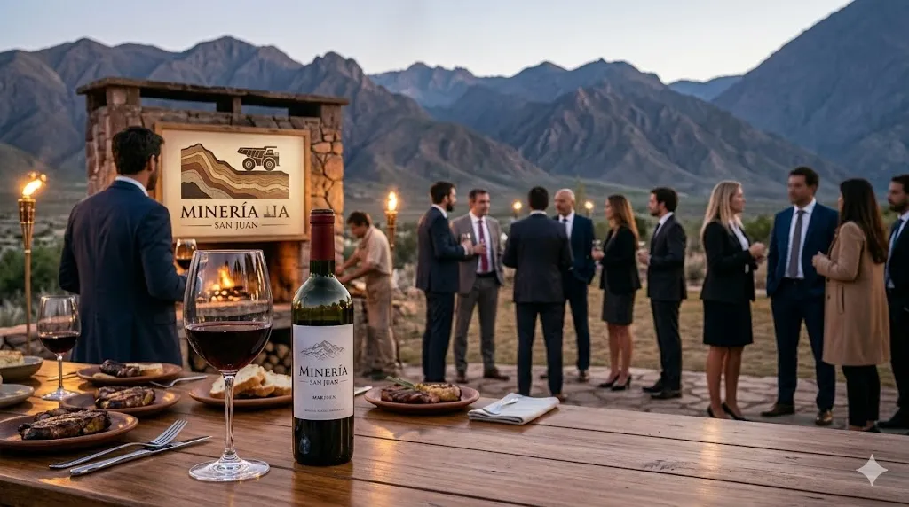 Contenido Original de ACERO Y ROCA - Prohibida su reproducción Este viernes por la noche habrá un asado minero con los principales referente del sector, justo en un momento histórico para la minería de Argentina. Imagen de Acero y Roca