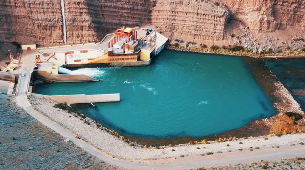 Crisis hídrica en San Juan. Dique de Ullum.