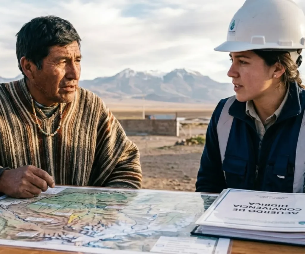 Contenido Original de ACERO Y ROCA - Prohibida su reproducción Gobernanza territorial y el consenso con las comunidades locales. Contenido Original de ACERO Y ROCA - Prohibida su reproducción