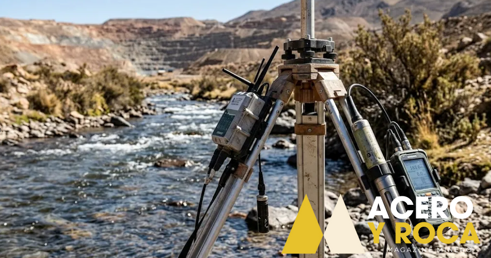 imagen Acero y Roca Instrumental de precisión para monitoreo hídrico en proyectos mineros. Imagen de Acero y Roca